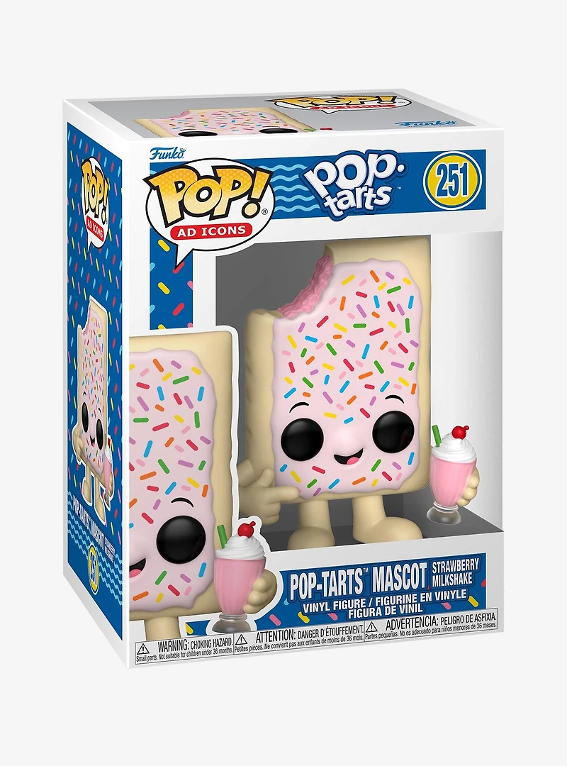 Funko Pop! Ad Icons Pop-Tarts Strawberry Milkshake Pop-Tarts Mascot Vinyl Figure