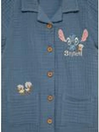 Disney Lilo & Stitch Duckling Linen Collared Infant One-Piece