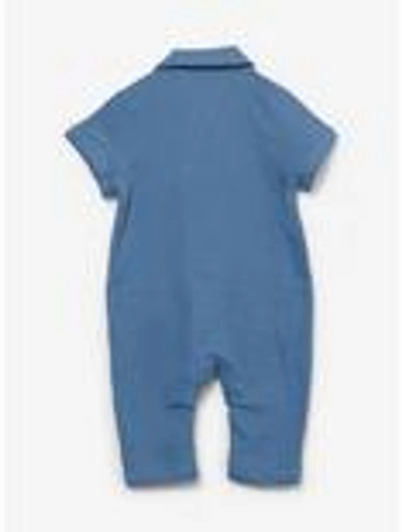 Disney Lilo & Stitch Duckling Linen Collared Infant One-Piece