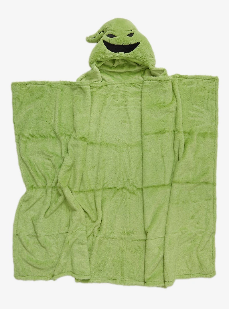 Disney Nightmare Before Christmas Oogie Boogie Plush Hooded Blanket