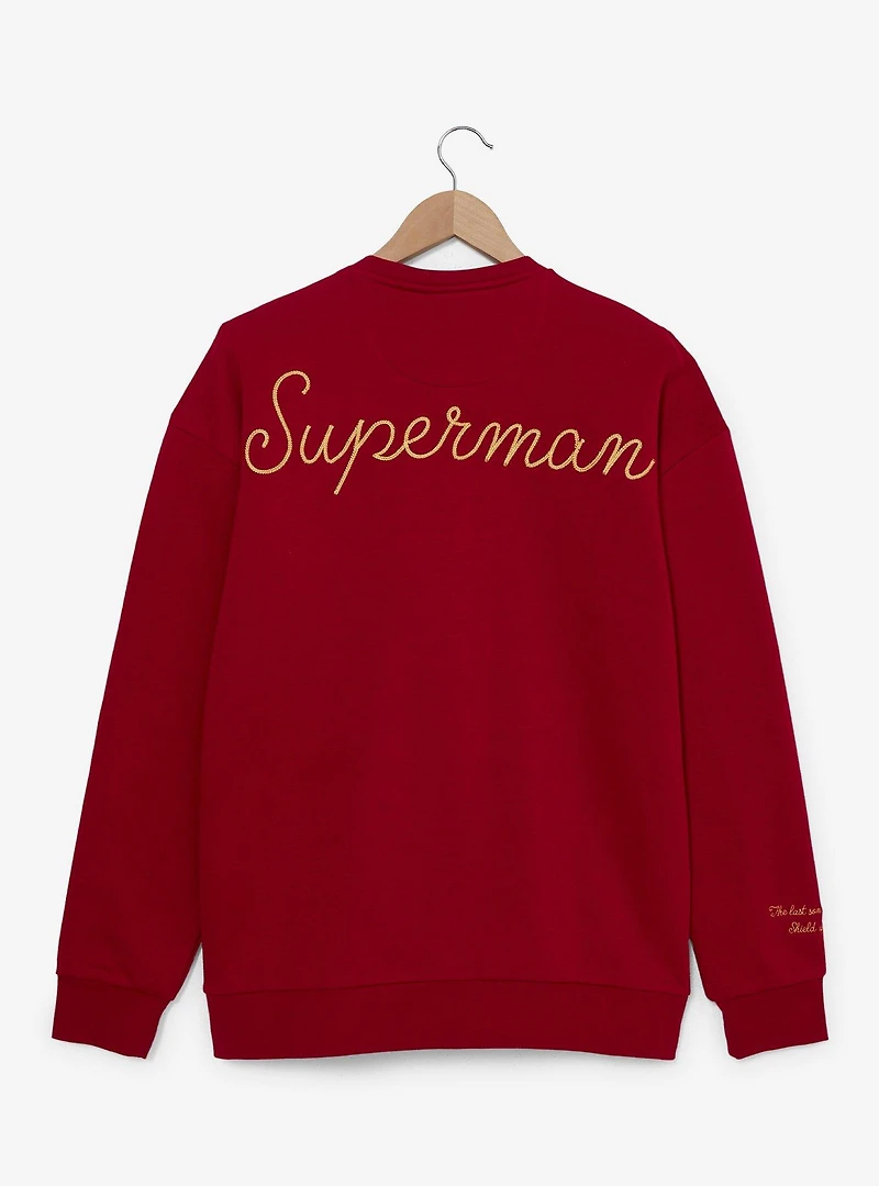 DC Comics Superman Vintage Jersey Crewneck - BoxLunch Exclusive