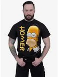 Spiral The Simpsons Homer Portrait Front Print T-Shirt