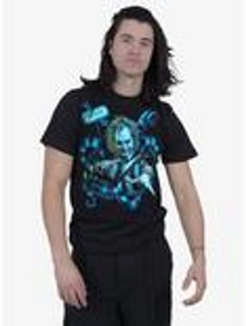 Spiral Beetlejuice 2 Sandworm Portal Front Print T-Shirt