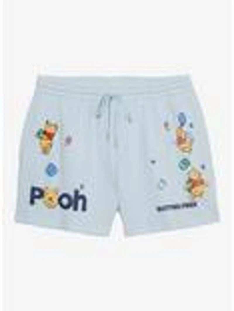 Disney Winnie the Pooh Bear Icons Women's Fleece Shorts