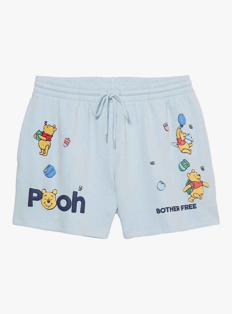 Disney Winnie the Pooh Bear Icons Women's Fleece Shorts