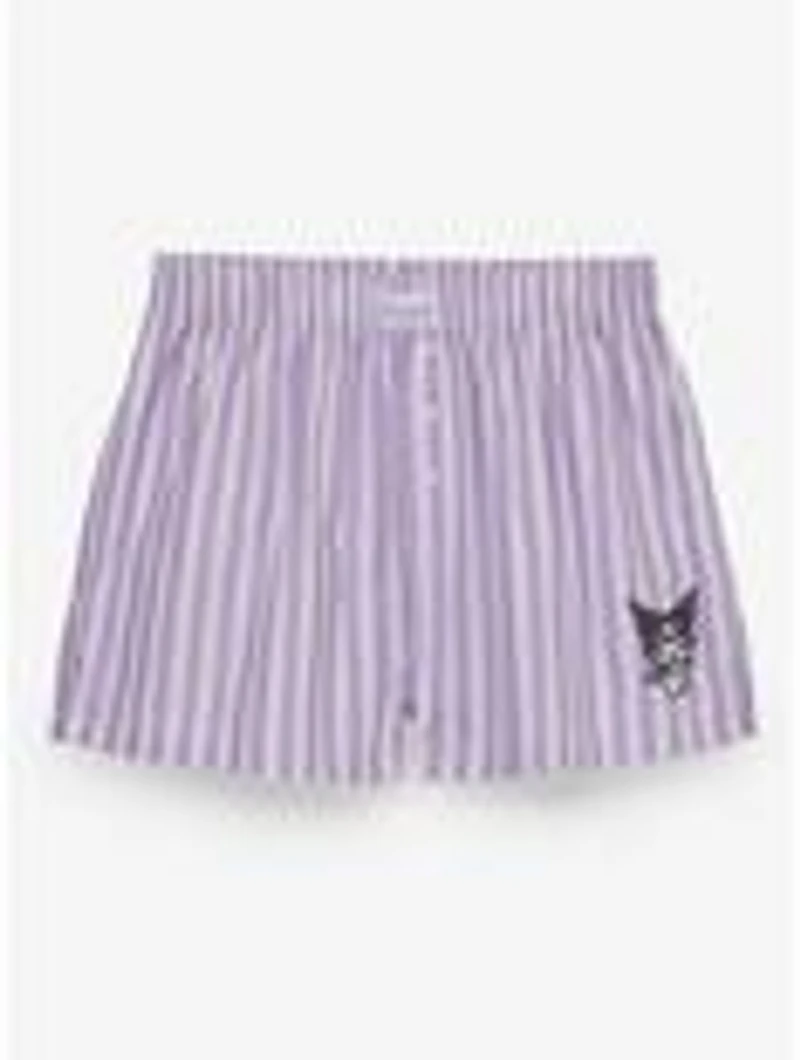 Sanrio Kuromi Striped Women's Boxer Shorts - BoxLunch Exclusive