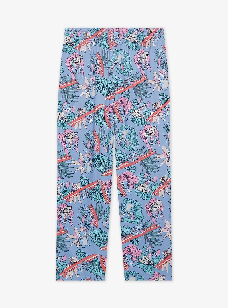 Disney Lilo & Stitch Surfing Allover Print Women's Sleep Pants - BoxLunch Exclusive
