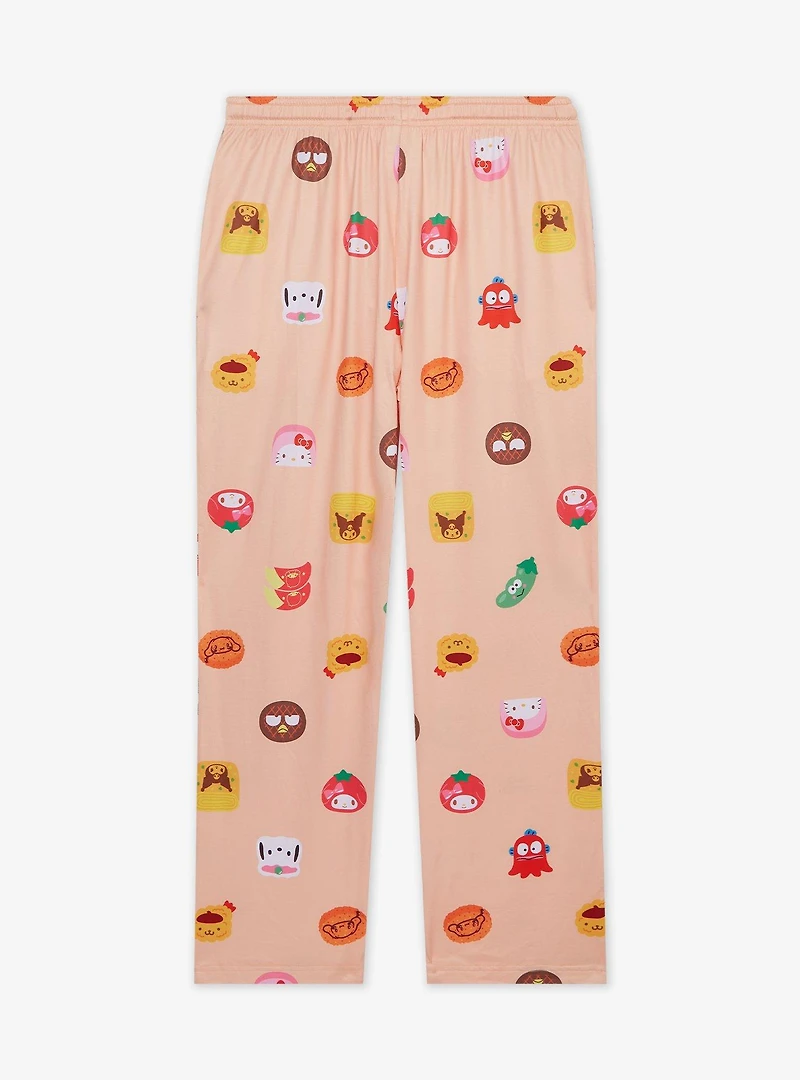Sanrio Hello Kitty and Friends Bento Box Snacks Allover Print Sleep Pants - BoxLunch Exclusive