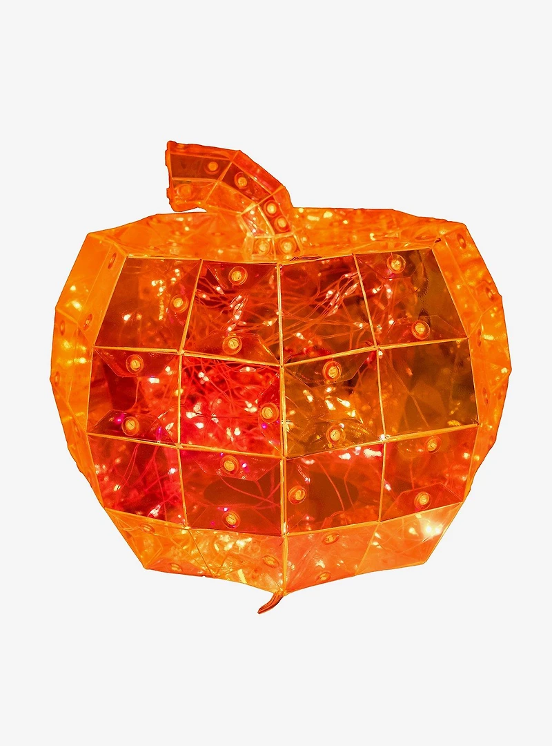 Orange Micro LED Holographic Jack-O-Lantern 100-Light