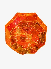 Orange Micro LED Holographic Jack-O-Lantern 100-Light