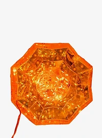Orange Micro LED Holographic Jack-O-Lantern 100-Light