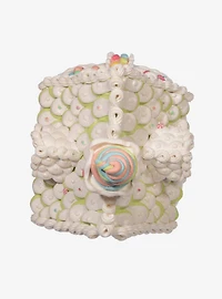 Pastel Light Up Gingerbread House Figure