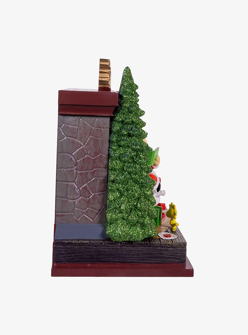 Peanuts Musical Fireplace Table Piece