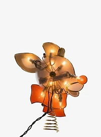 Rudolph The Red-Nosed Reindeer Lighted Capiz Treetop