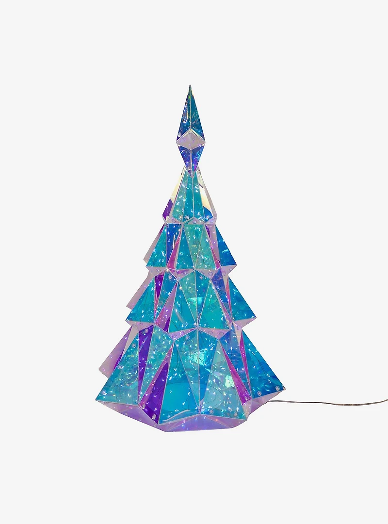 Pre-Lit Cool White Fairy LED Holographic Christmas Tree