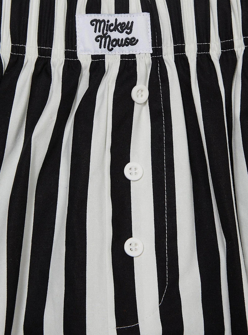 Disney Mickey Mouse Striped Women's Boxer Shorts