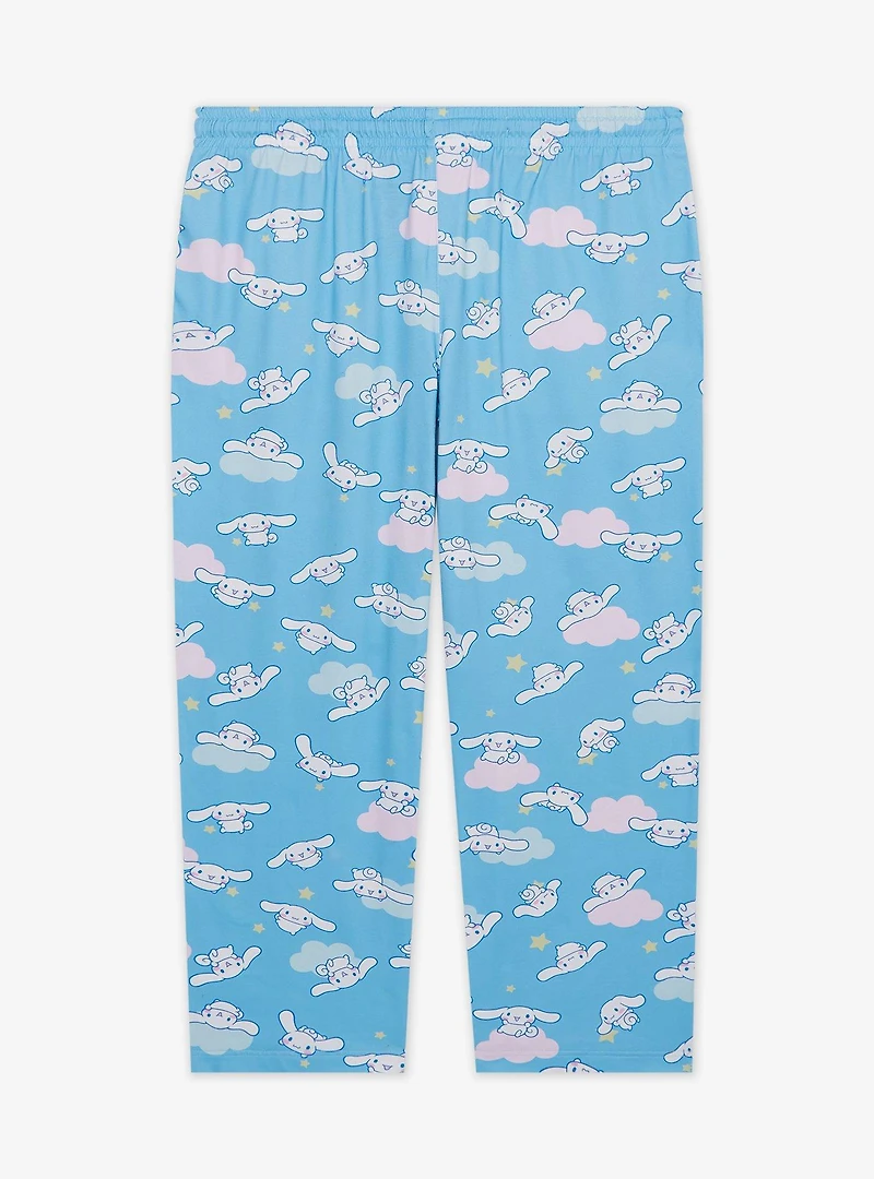 Sanrio Cinnamoroll Clouds Allover Print Women's Plus Sleep Pants - BoxLunch Exclusive