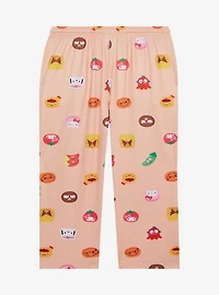 Sanrio Hello Kitty and Friends Bento Box Snacks Allover Print Women's Plus Sleep Pants - BoxLunch Exclusive