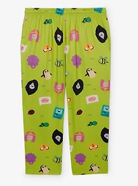 Adventure Time Characters Allover Print Women's Plus Sleep Pants - BoxLunch Exclusive