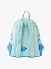 Loungefly Disney Peter Pan Flying Full Moon Glow-in-the-Dark Glitter Mini Backpack