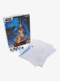 Star Wars Retro Poster Art By Numbers Painting Set