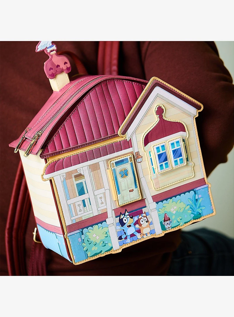 Bluey Heeler House Figural Mini Backpack - BoxLunch Exclusive