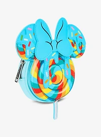 Loungefly Disney Minnie Mouse Blue Lollipop Figural Coin Purse - BoxLunch Exclusive