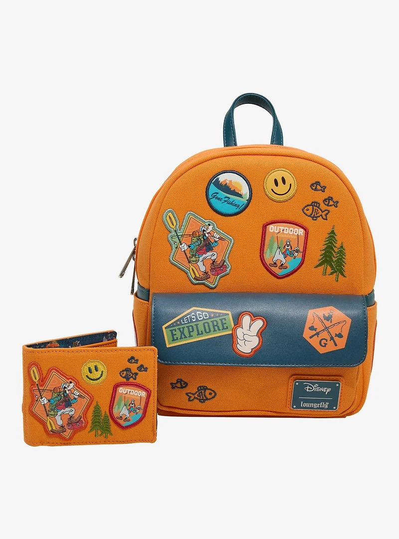 Loungefly Disney A Goofy Movie Camping Canvas Mini Backpack — BoxLunch Exclusive
