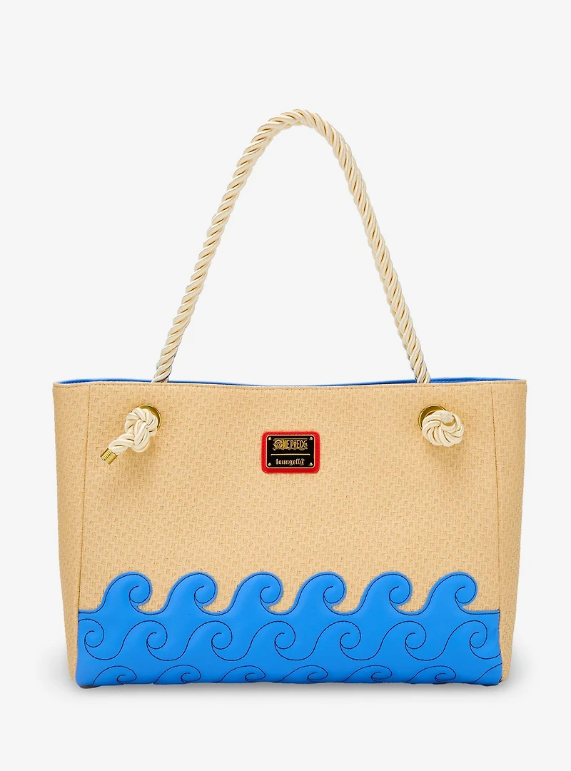 Loungefly One Piece Waves Textured Tote Bag - BoxLunch Exclusive