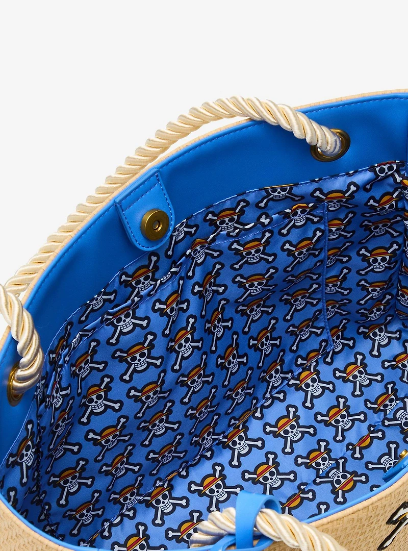 Loungefly One Piece Waves Textured Tote Bag - BoxLunch Exclusive