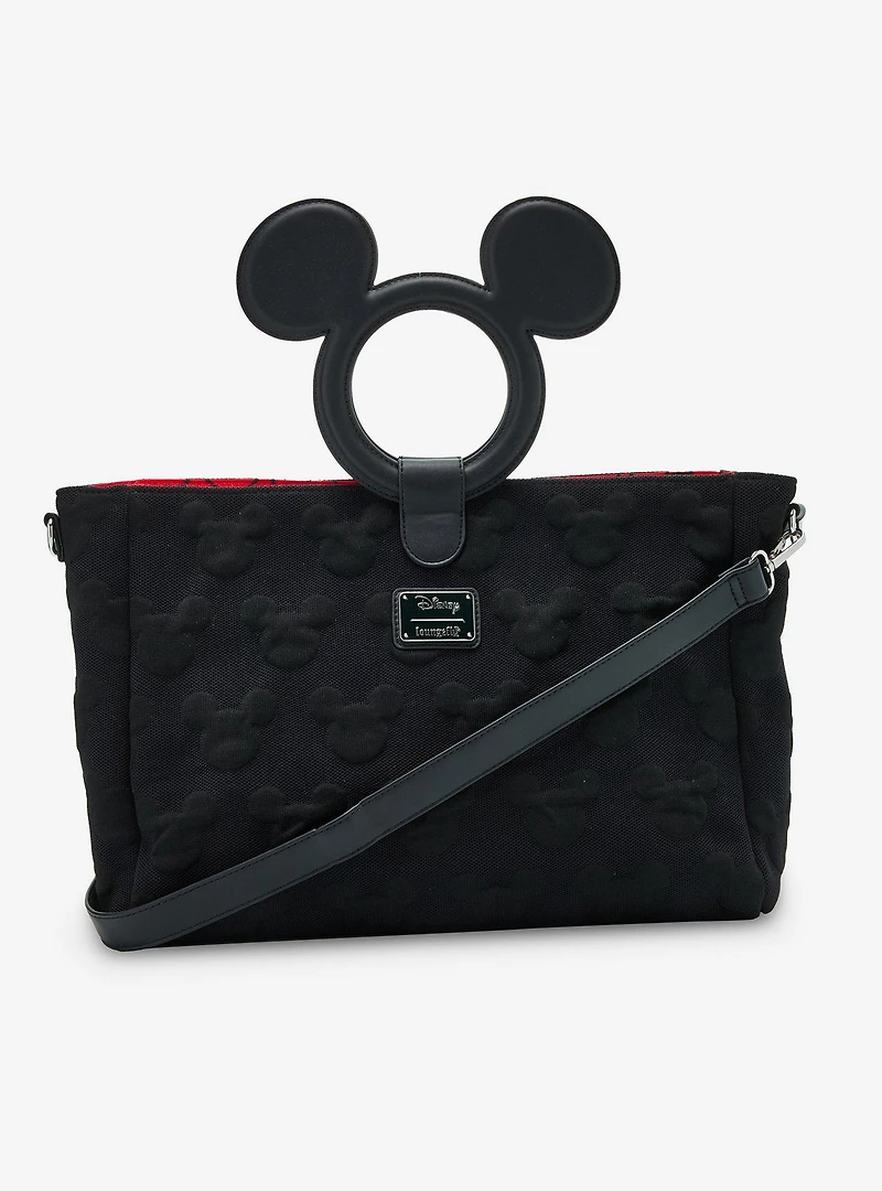 Loungefly Disney Mickey Mouse Silhouette Handle Tote Bag - BoxLunch Exclusive