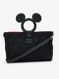 Loungefly Disney Mickey Mouse Silhouette Handle Tote Bag - BoxLunch Exclusive