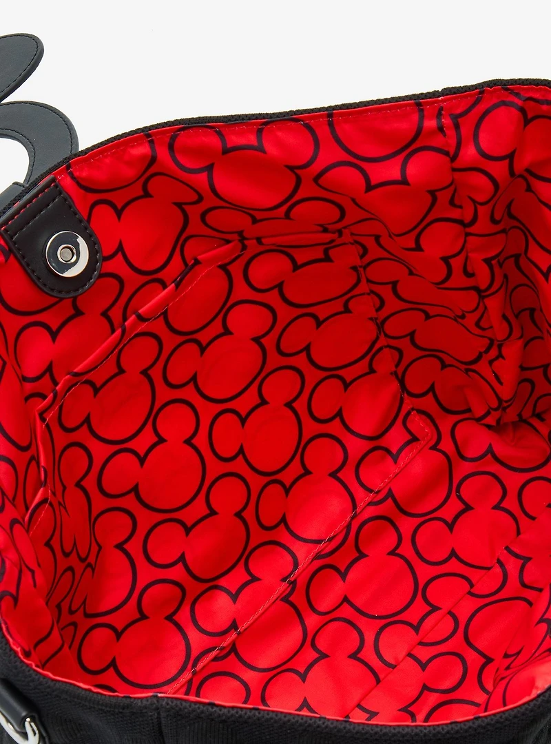 Loungefly Disney Mickey Mouse Silhouette Handle Tote Bag - BoxLunch Exclusive