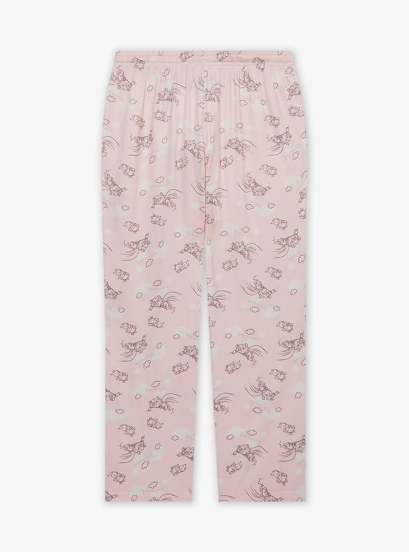 Disney The Aristocats Duchess & Kittens Clouds Allover Print Sleep Pants - BoxLunch Exclusive