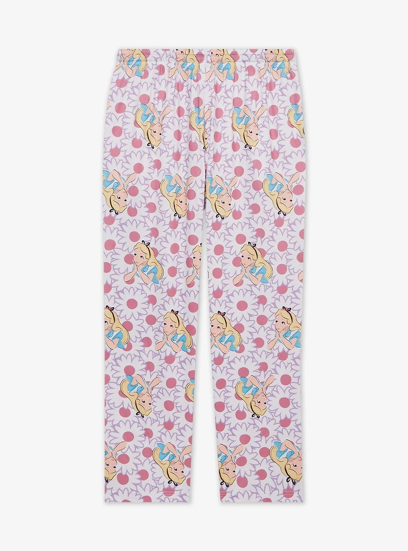 Disney Alice Wonderland Floral Allover Print Sleep Pants - BoxLunch Exclusive