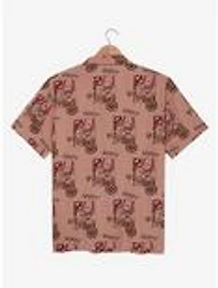 One Piece Monkey D. Luffy Allover Print Woven Button-Up - BoxLunch Exclusive