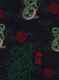 Dragon Ball Z Shenron Allover Print Woven Button-Up - BoxLunch Exclusive