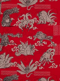 Naruto Shippuden Tailed Beasts Tonal Allover Print Woven Button-Up - BoxLunch Exclusive