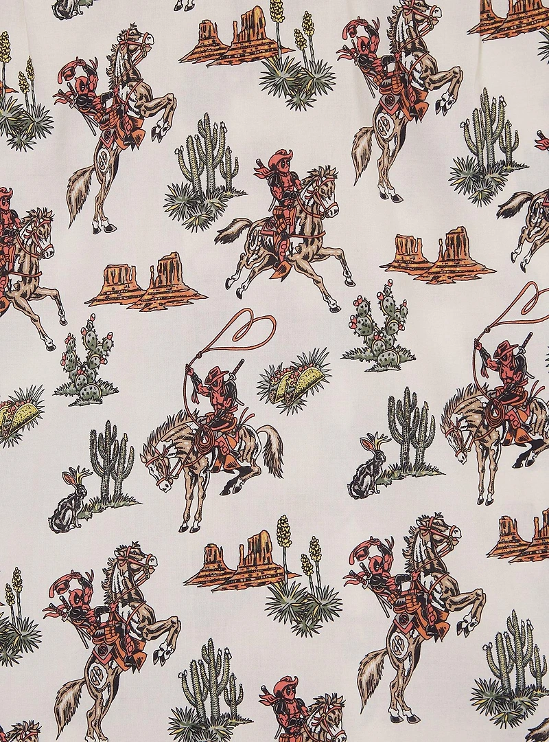 Marvel Deadpool Western Woven T-Shirt — BoxLunch Exclusive
