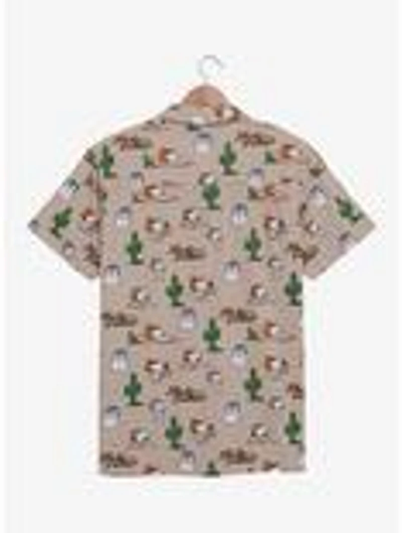 Peanuts Snoopy & Siblings Western Allover Print Woven Button-Up - BoxLunch Exclusive