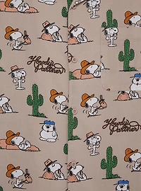 Peanuts Snoopy & Siblings Western Allover Print Woven Button-Up - BoxLunch Exclusive