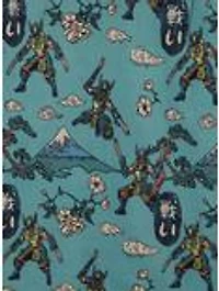 Marvel X-Men Samurai Wolverine Allover Print Woven Button-Up - BoxLunch Exclusive