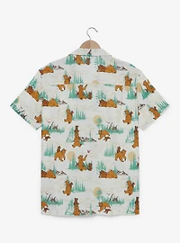 Disney Brother Bear Koda & Kenai Scenic Woven Button Up — BoxLunch Exclusive