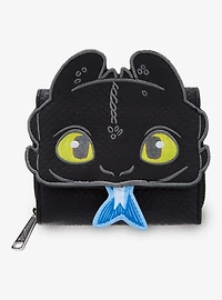 Loungefly Dreamworks How To Train Your Dragon Toothless Figural Wallet - BoxLunch Exclusive