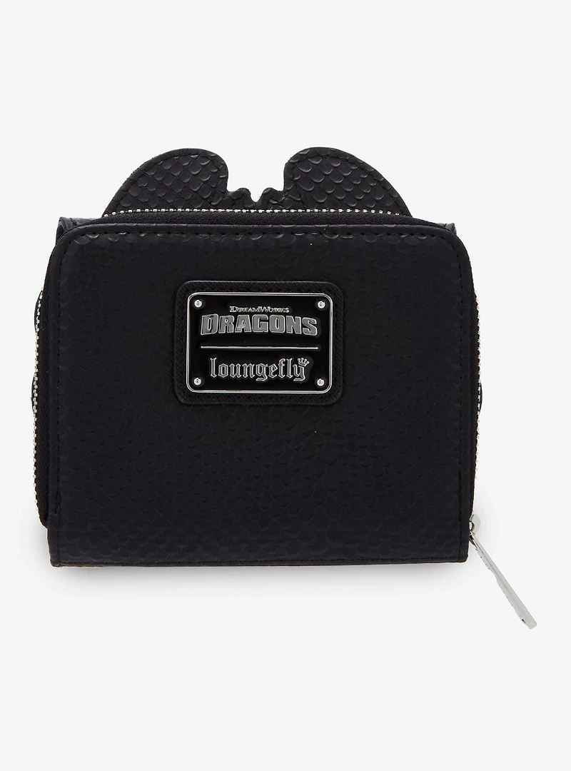 Loungefly Dreamworks How To Train Your Dragon Toothless Figural Wallet - BoxLunch Exclusive