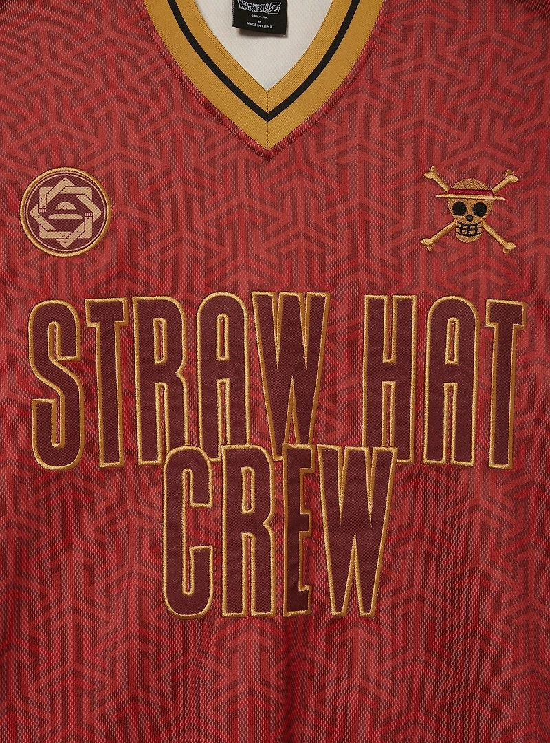 One Piece Luffy Straw Hat Crew Soccer Jersey — BoxLunch Exclusive
