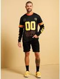 Dragon Ball Z Flames Layered Long Sleeve Jersey - BoxLunch Exclusive