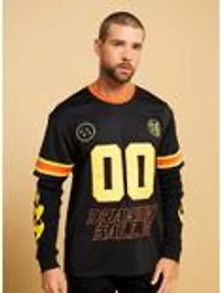 Dragon Ball Z Flames Layered Long Sleeve Jersey - BoxLunch Exclusive