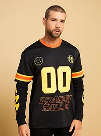 Dragon Ball Z Flames Layered Long Sleeve Jersey - BoxLunch Exclusive