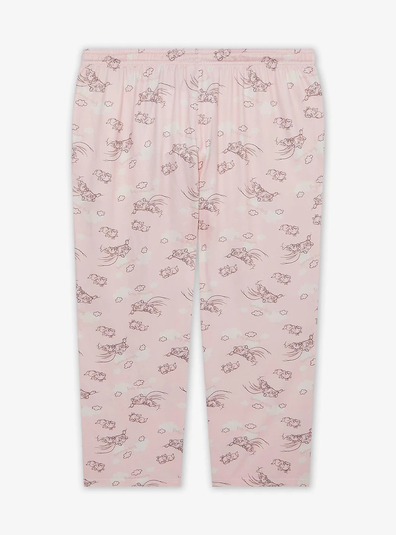 Disney The Aristocats Duchess & Kittens Clouds Allover Print Women's Plus Sleep Pants - BoxLunch Exclusive